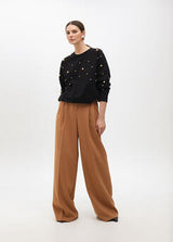 CAMISOLA MAITE DECOTE REDONDO COM APLICAÇÕES - Carla Valente