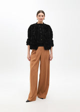 JERSEY MAITE COM APLICAÇÃO ILHÓS MANGA CAÍDA - Carla Valente