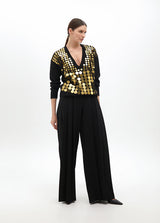 JERSEY MAITE DE MALHA COM LANTEJOULAS - Carla Valente