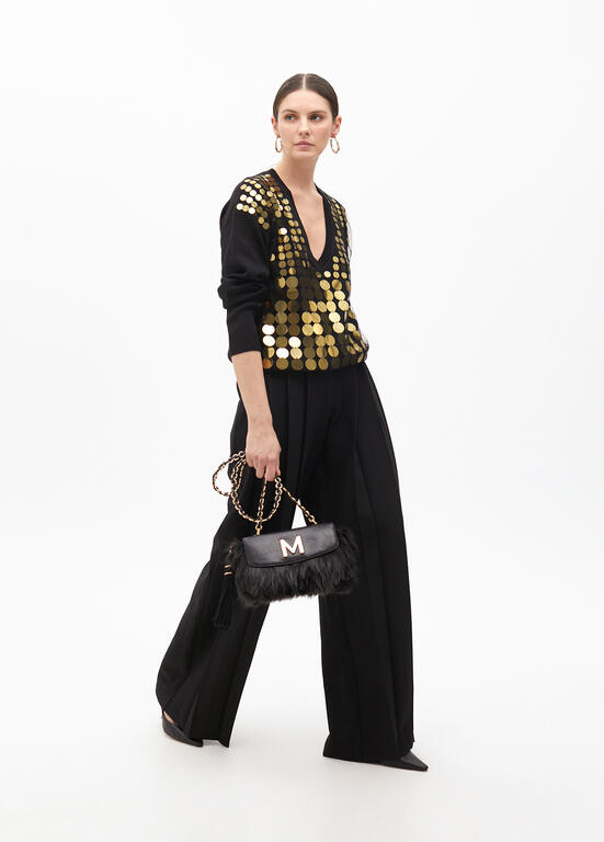 JERSEY MAITE DE MALHA COM LANTEJOULAS - Carla Valente