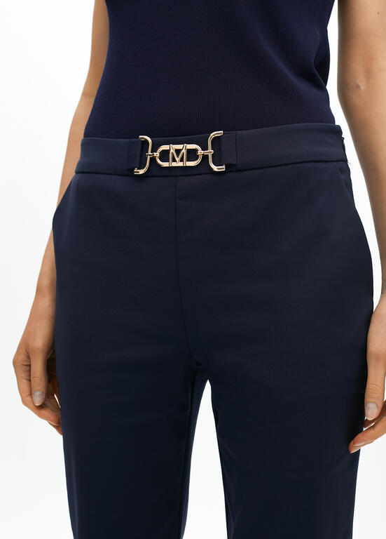 CALÇA MAITE FLARED COM APLICAÇÃO NA CINA - Carla Valente