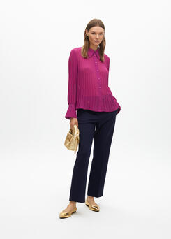 CAMISA MAITE PLISSADA - Carla Valente