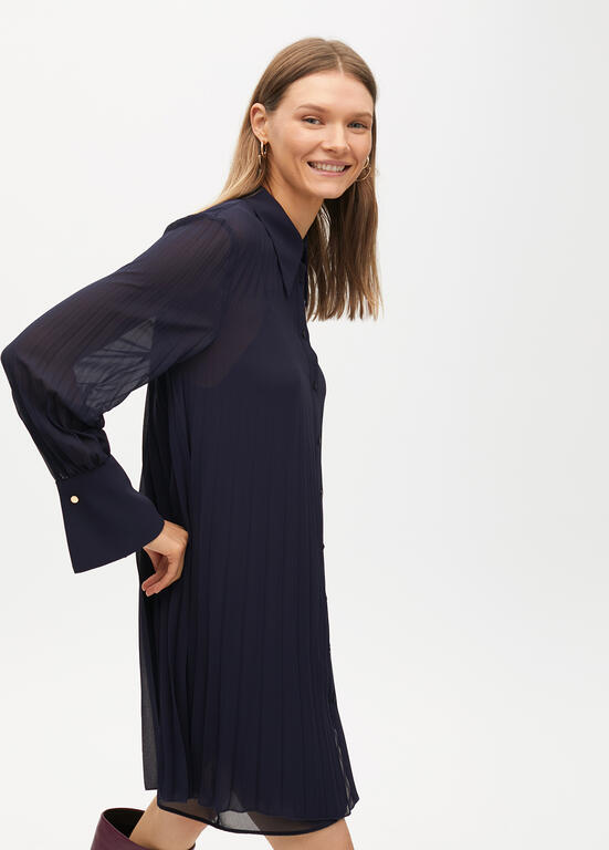 VESTIDO MAITE MIDI PLISSADO - Carla Valente