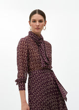 VESTIDO MAITE LOGOTIPADO PLISSADO - Carla Valente