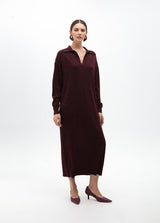 VESTIDO MAITE DE MALHA COM GOLA POLO - Carla Valente