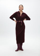 VESTIDO MAITE DE MALHA COM GOLA POLO - Carla Valente