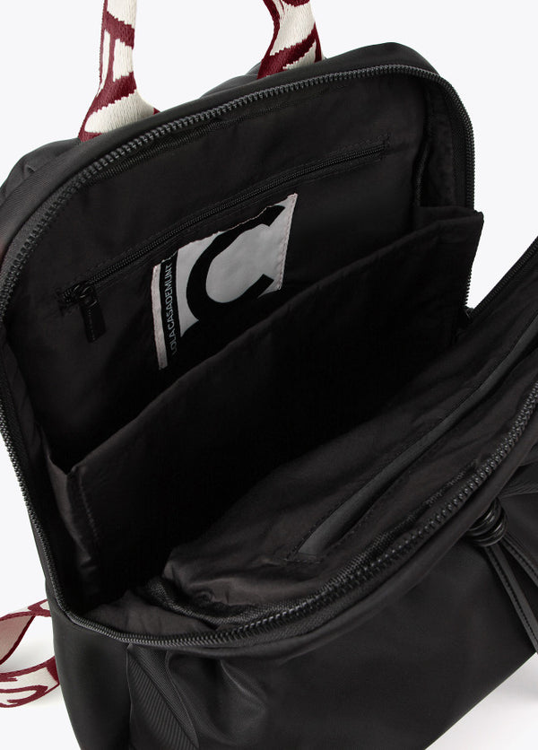 MOCHILA LOLA CASADMNT ALÇAS LOGOTIPADAS COM CONTRASTE - Carla Valente