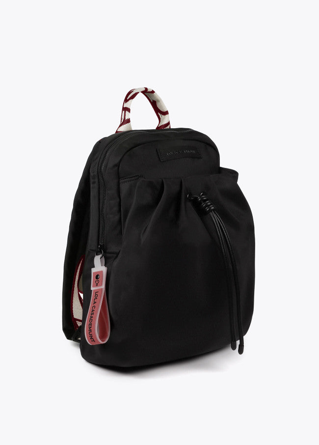 MOCHILA LOLA CASADMNT ALÇAS LOGOTIPADAS COM CONTRASTE - Carla Valente