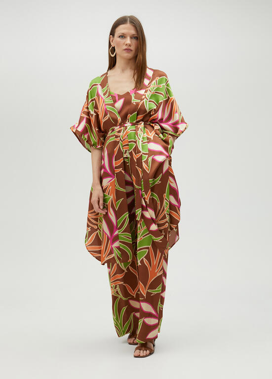 COLETE MAITE COM CINTO ESTAMPADO FLORAL - Carla Valente