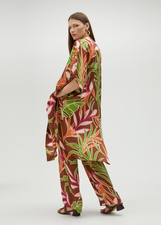 COLETE MAITE COM CINTO ESTAMPADO FLORAL - Carla Valente