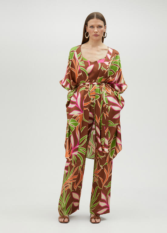 COLETE MAITE COM CINTO ESTAMPADO FLORAL - Carla Valente