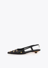 SANDÁLIA MAITE SALTO METALIZADO COM APLICAÇÕES - Carla Valente