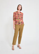 CAMISA MAITE  MANGA LARGA PRINT SERPENTE - Carla Valente