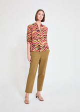 CAMISA MAITE  MANGA LARGA PRINT SERPENTE - Carla Valente