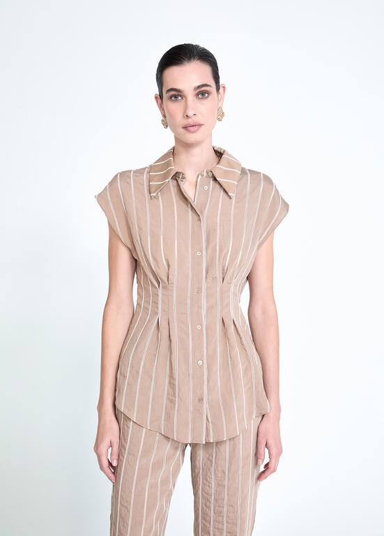 CAMISA MAITE PREGAS RISCAS - Carla Valente