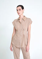 CAMISA MAITE PREGAS RISCAS - Carla Valente