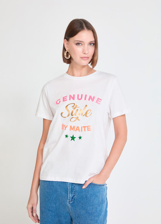 T-SHIRT MAITE GENUINE STYLE MULTICOLOR - Carla Valente