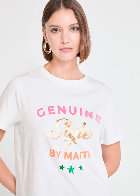 T-SHIRT MAITE GENUINE STYLE MULTICOLOR - Carla Valente