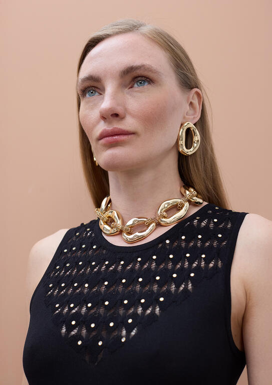 VESTIDO MAITE DECOTE RECORTADO - Carla Valente