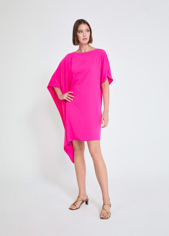 VESTIDO MAITE CURTO MANGA ASSIMÉTRICA - Carla Valente