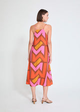 VESTIDO MAITE ALÇA DECOTE EM V LOGO M - Carla Valente