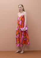 VESTIDO MAITE ALÇA DECOTE EM V LOGO M - Carla Valente