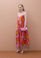 VESTIDO MAITE ALÇA DECOTE EM V LOGO M - Carla Valente