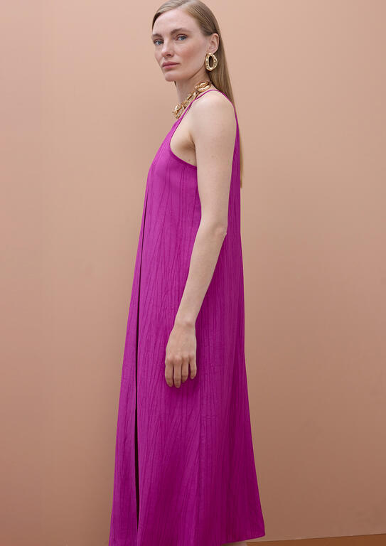 VESTIDO MAITE ALÇA FINA DECOTE RETO - Carla Valente