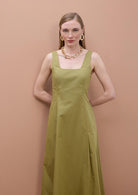VESTIDO MAITE POPELIN COM ALÇAS AJUSTADO - Carla Valente
