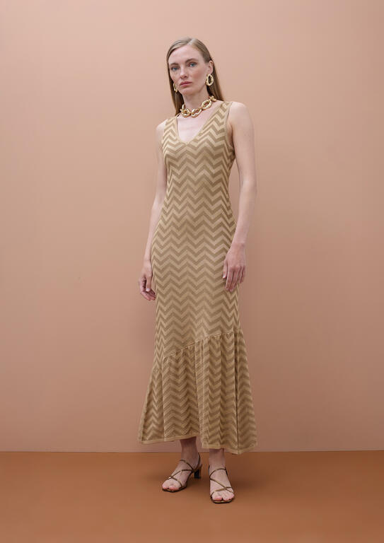 VESTIDO MAITE COM BAINHA ASSIMETRICA - Carla Valente