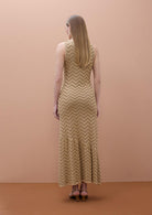 VESTIDO MAITE COM BAINHA ASSIMETRICA - Carla Valente