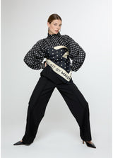 LENÇO MAITE ESTAMPA PINTAS COM MNGRM - Carla Valente