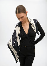 LENÇO MAITE ESTAMPA PINTAS COM MNGRM - Carla Valente