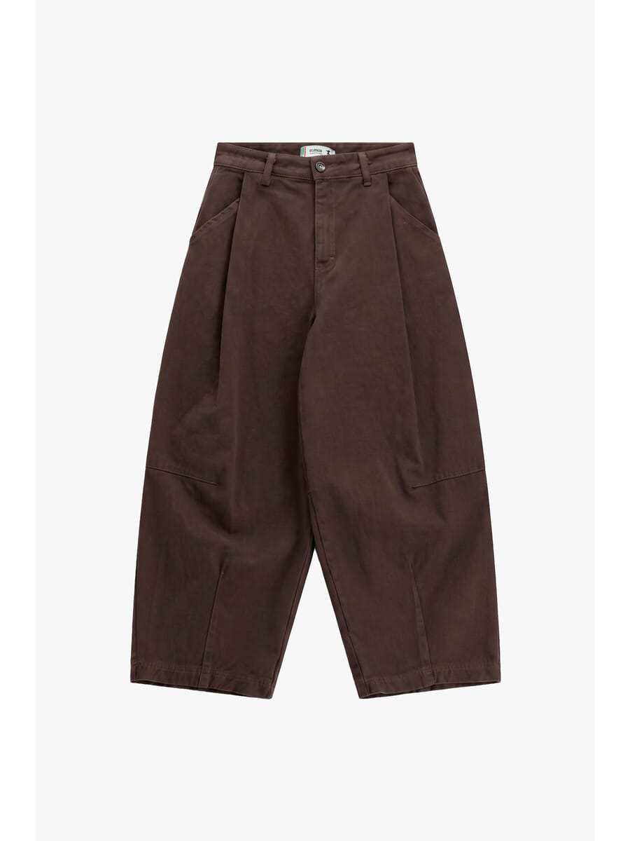 Calça Please P3T4DLNCCC palazzo cintura subida com pinças - alternativa