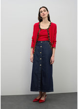 SAIA LOLA CASADEMUNT LONGA COM VIVO NOS BOLSOS ANML PRINT - Carla Valente