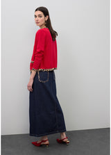 SAIA LOLA CASADEMUNT LONGA COM VIVO NOS BOLSOS ANML PRINT - Carla Valente