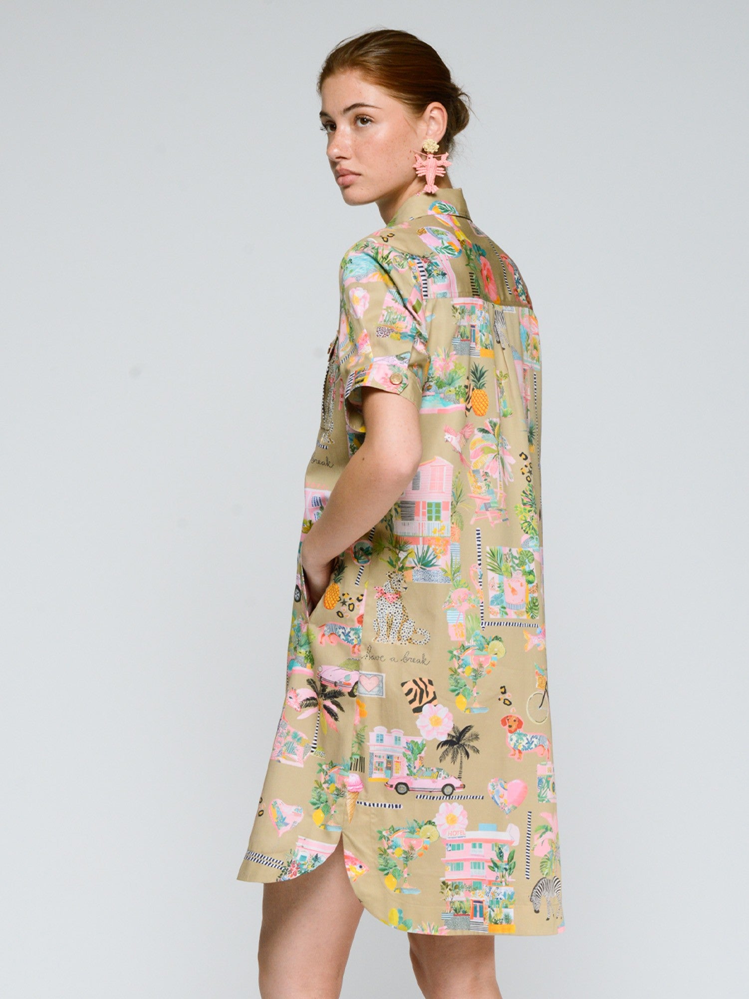 VESTIDO VILAGALLO MIDI ELIANA CALIFORNIA - Carla Valente