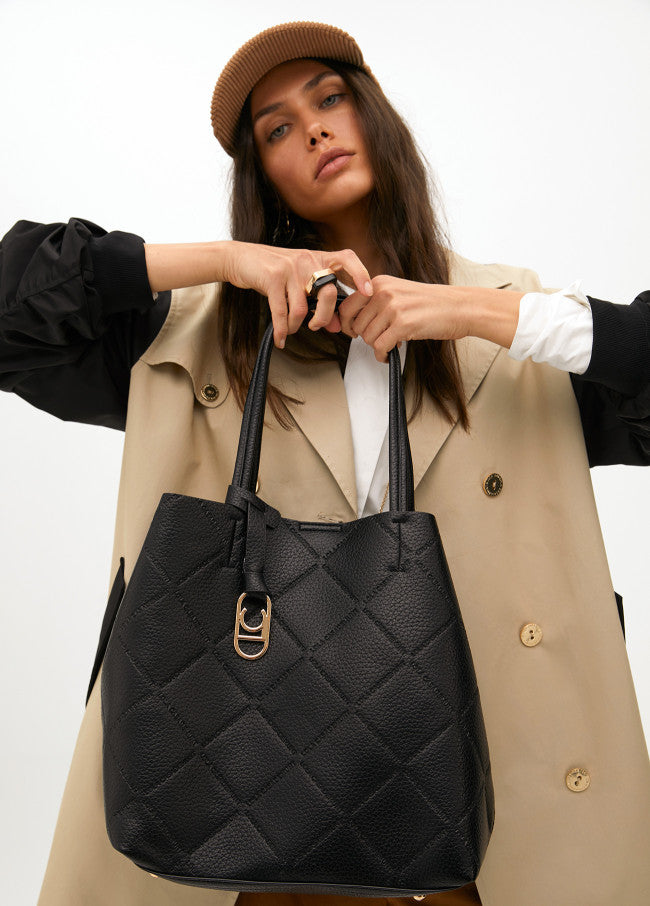 SHOPER BAG LOLA CASADMNT ECO PELE MONOGRAMA RHOMBUS - Carla Valente