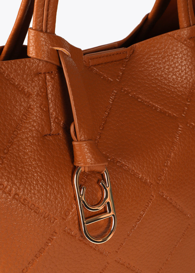 SHOPER BAG LOLA CASADMNT ECO PELE MONOGRAMA RHOMBUS - Carla Valente