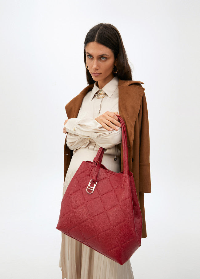 SHOPER BAG LOLA CASADMNT ECO PELE MONOGRAMA RHOMBUS - Carla Valente