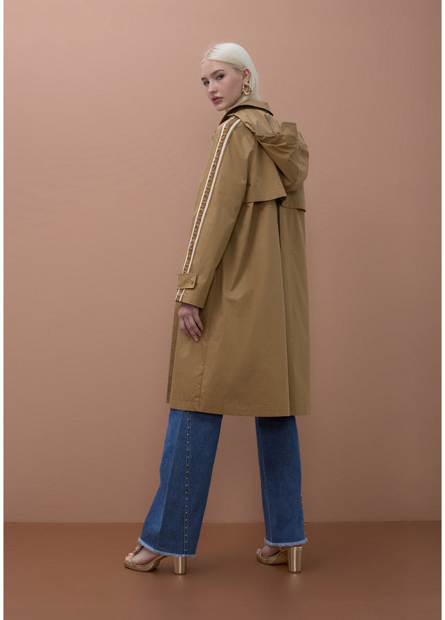 TRENCH COAT MAITE OVERSIZECOM FITAS PERSONALIZADAS - Carla Valente