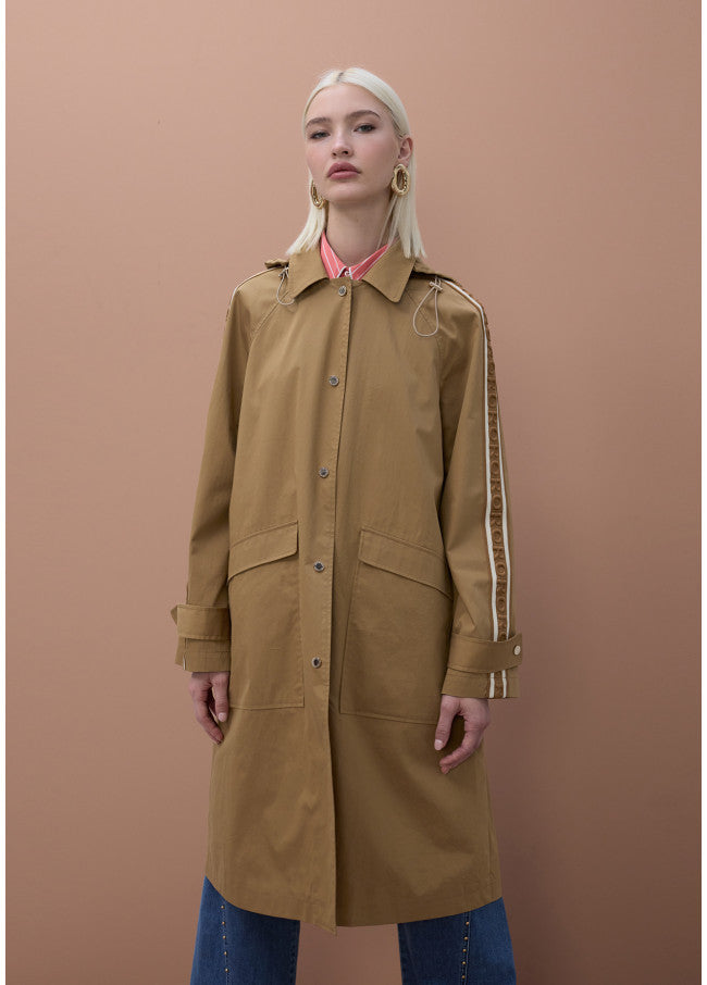 TRENCH COAT MAITE OVERSIZECOM FITAS PERSONALIZADAS - Carla Valente