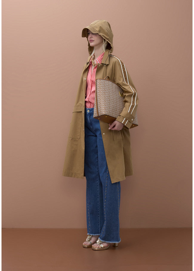 TRENCH COAT MAITE OVERSIZECOM FITAS PERSONALIZADAS - Carla Valente