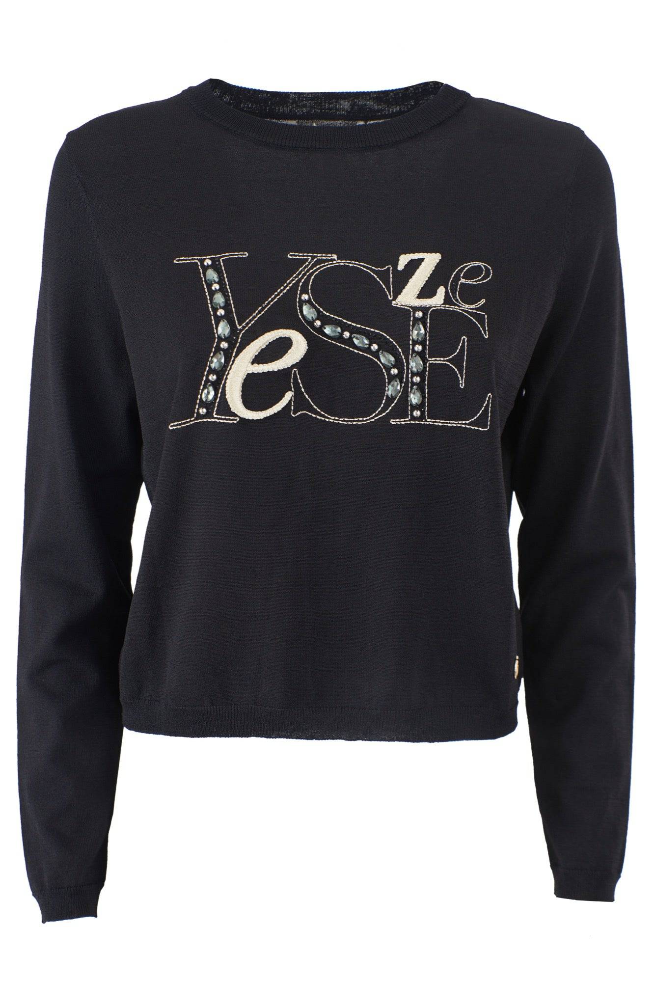 CAMISOLA YES ZEE CURTA LOGO CENTRAL M/GA - Carla Valente