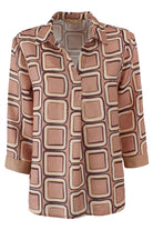 CAMISA YES ZEE ESTAMPADA  MANGA 3/4 - Carla Valente