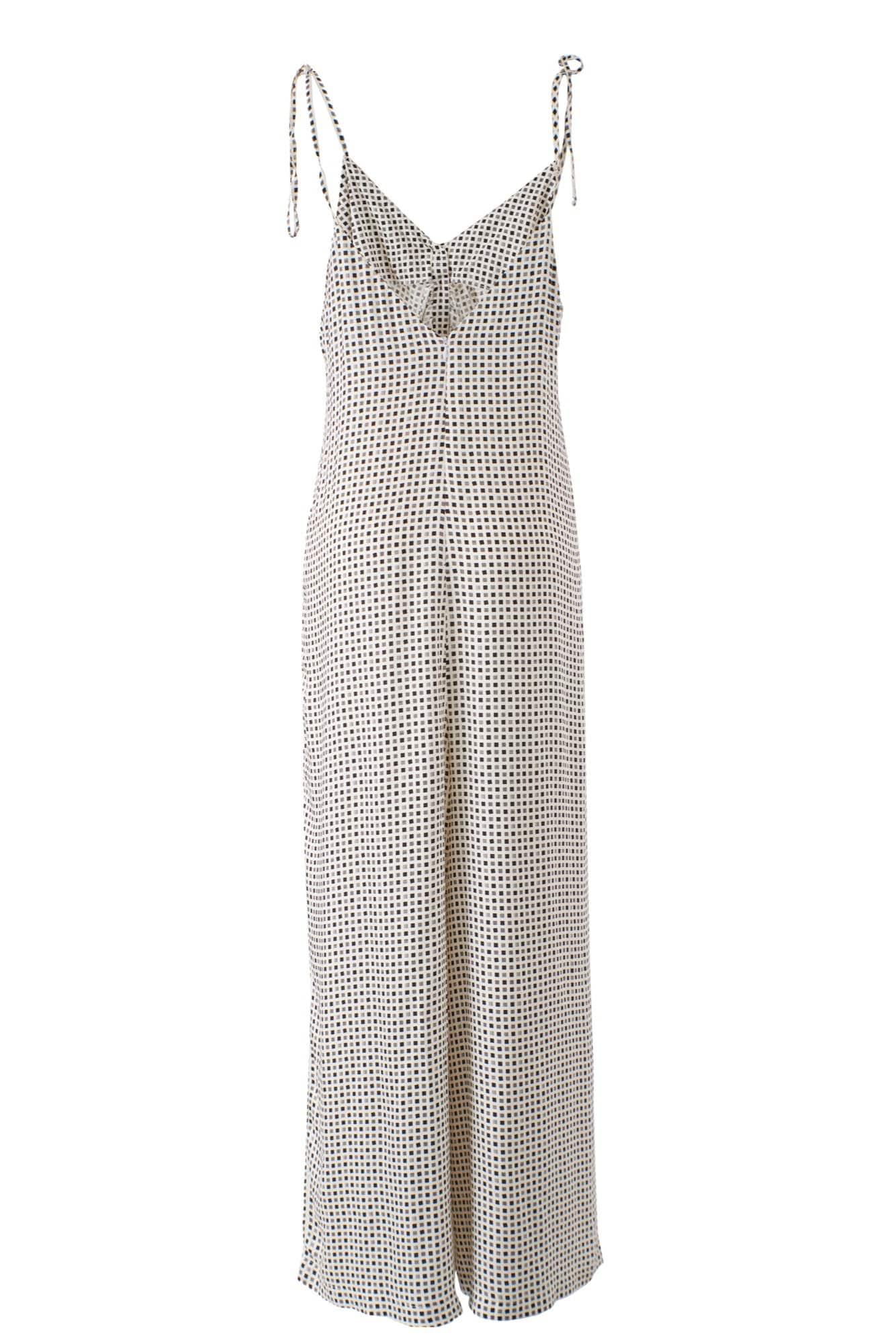 JUMPSUIT YES ZEE XADREZ ALÇAS FINAS - Carla Valente