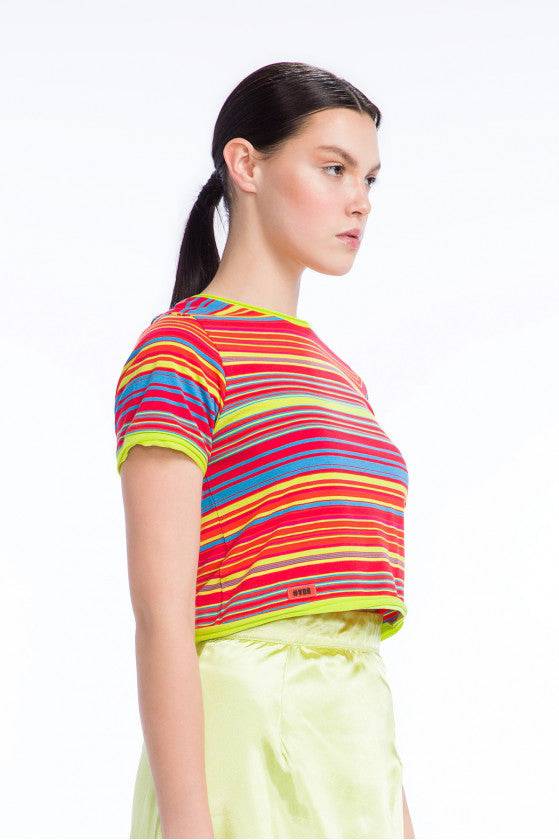 T-SHIRT VDR CROPPED LISTAS - Carla Valente