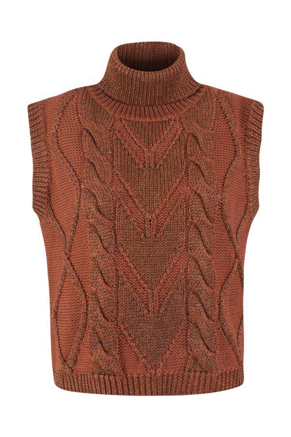 CAMISOLA YES ZEE SEM MANGAS C/LUREX - Carla Valente