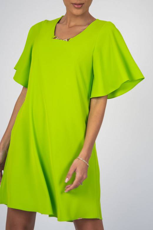 VESTIDO FERRACHE FLUIDO DEC/CORRENTE - Carla Valente