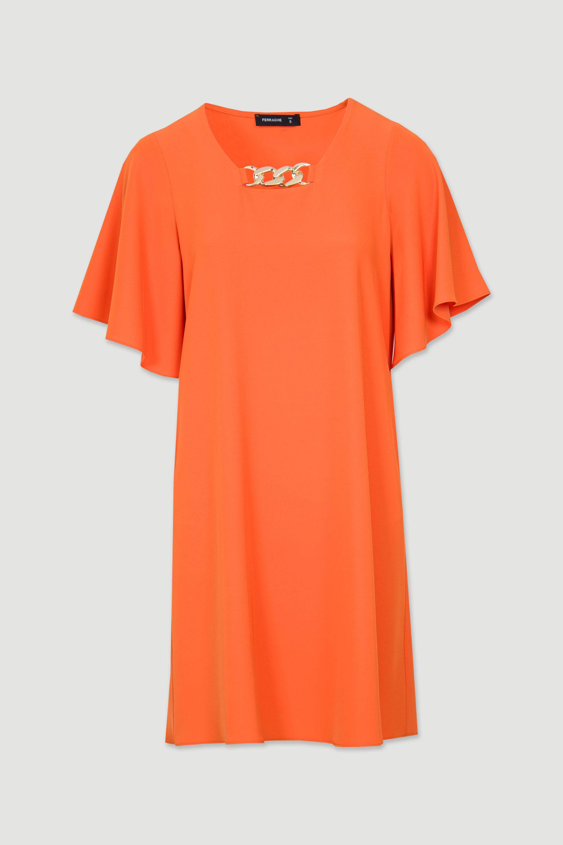 VESTIDO FERRACHE FLUIDO DEC/CORRENTE - Carla Valente